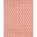 Schumacher 181302 Hamilton Ikat Pink And Tangerine fabric swatch