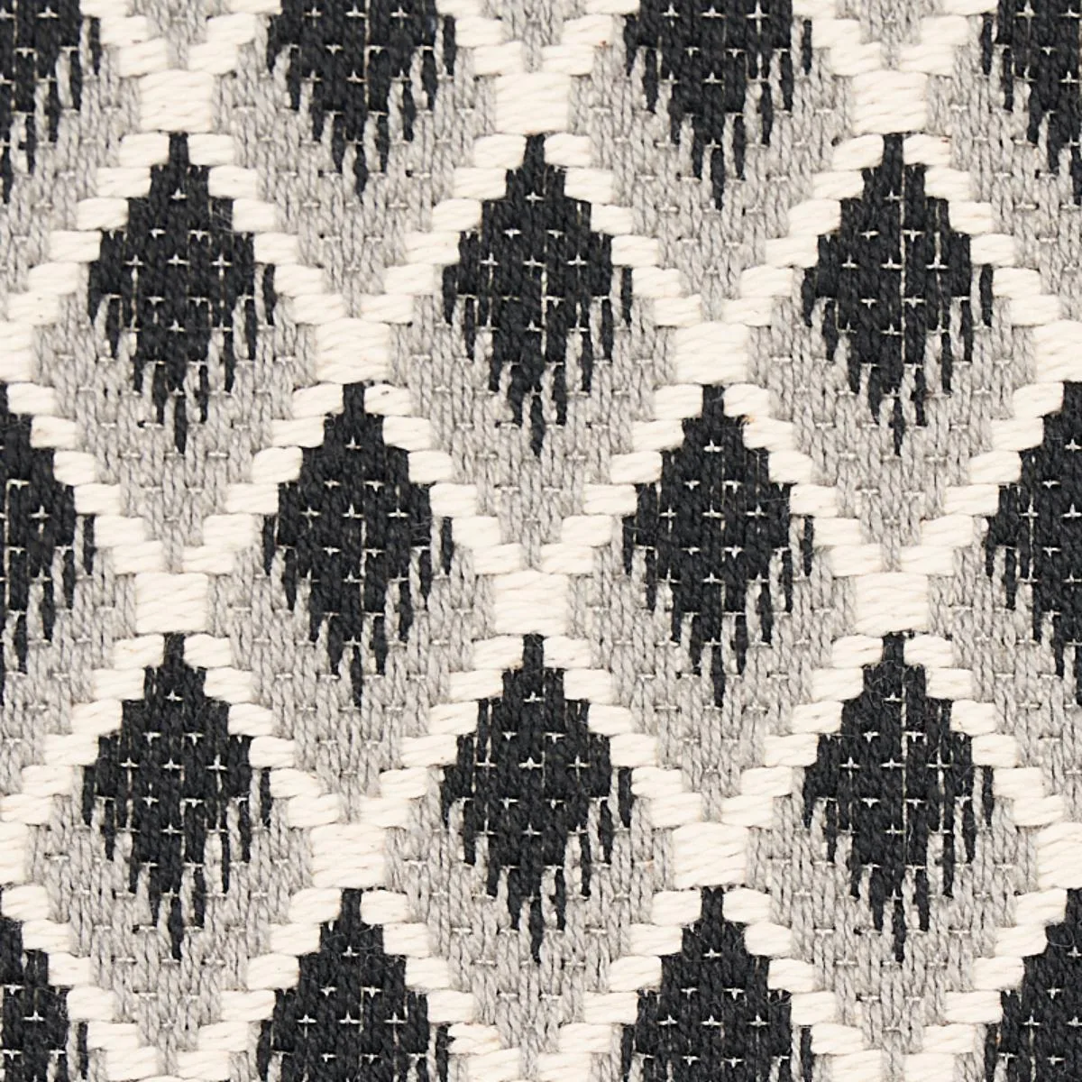 Schumacher 3434004 Hammerick Diamond Grey fabric swatch