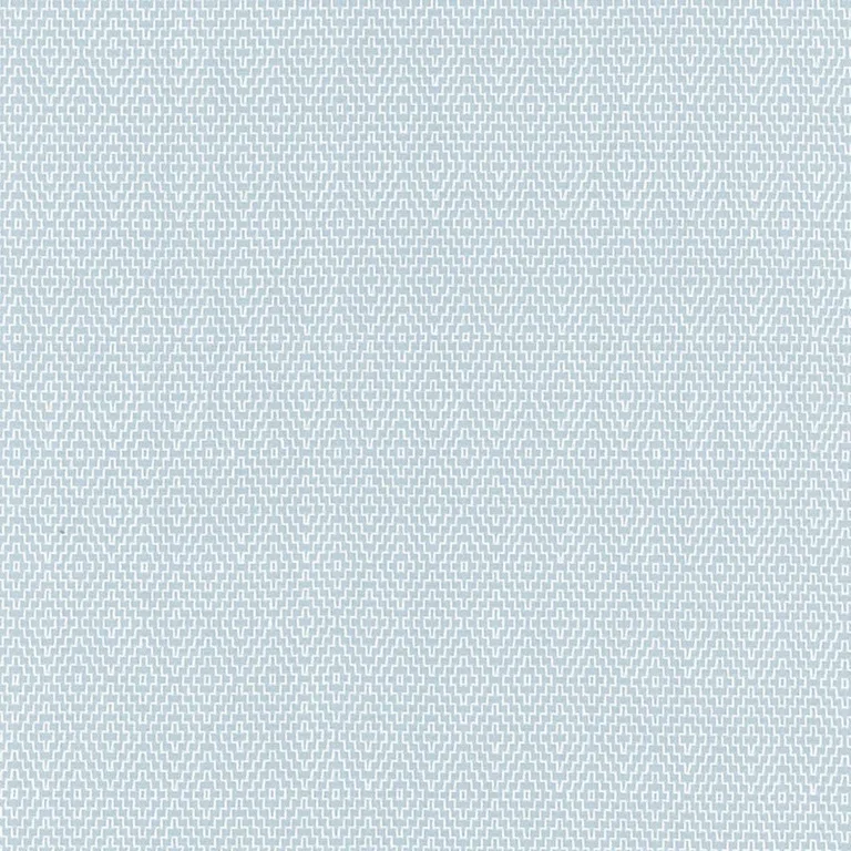 Schumacher 62532 Hampton Court Diamond Aqua fabric swatch