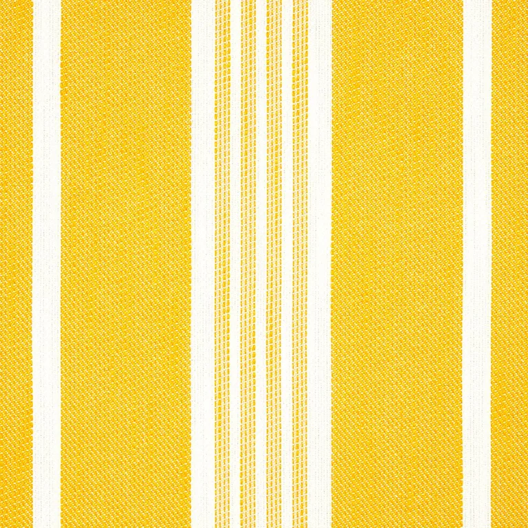 Schumacher 82303 Hampton Stripe Indoor/Outdoor Canary fabric swatch