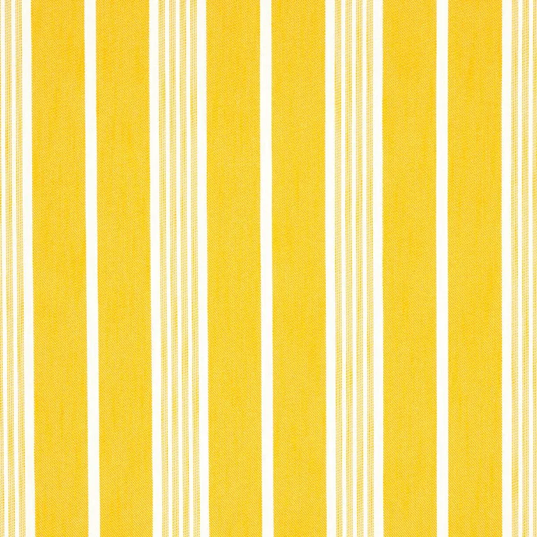 Schumacher 82303 Hampton Stripe Indoor/Outdoor Canary fabric swatch