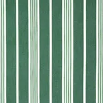 Schumacher 82302 Hampton Stripe Indoor/Outdoor Emerald fabric swatch
