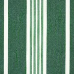 Schumacher 82302 Hampton Stripe Indoor/Outdoor Emerald fabric swatch