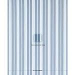 Schumacher 82300 Hampton Stripe Indoor/Outdoor Indigo fabric swatch