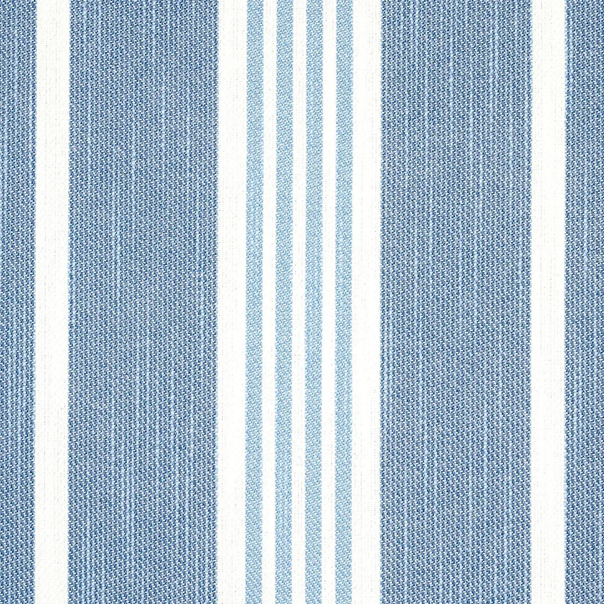 Schumacher 82301 Hampton Stripe Indoor/Outdoor Pool fabric swatch