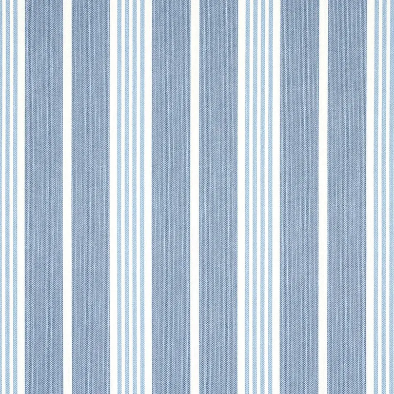 Schumacher 82301 Hampton Stripe Indoor/Outdoor Pool fabric swatch
