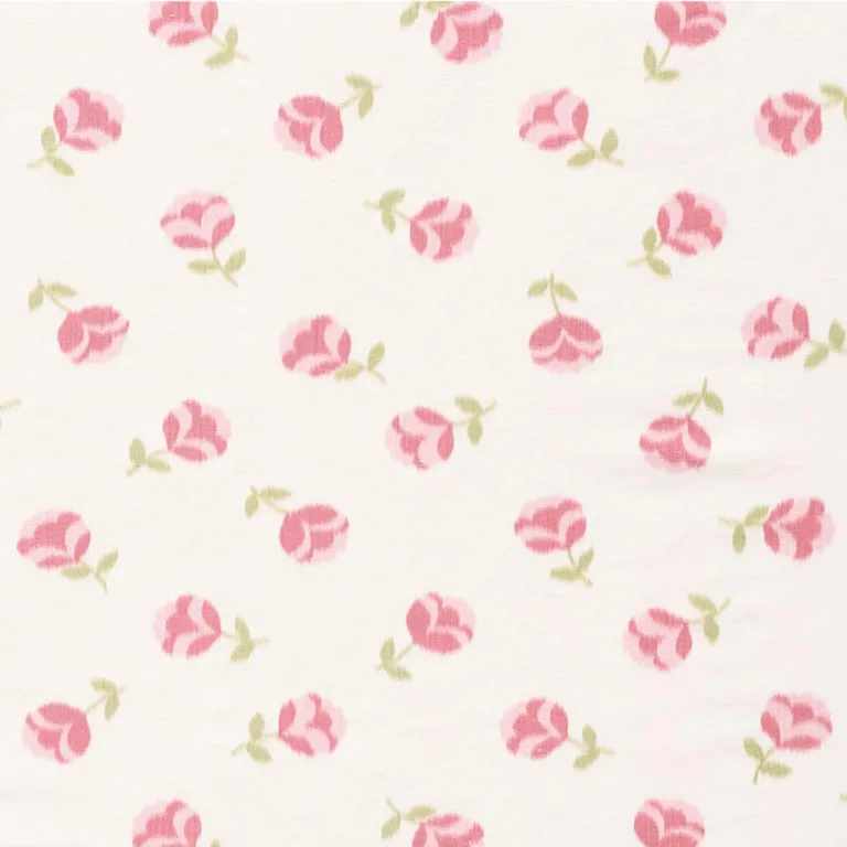 Schumacher 177460 Hanako Ikat Rose fabric swatch