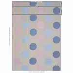Schumacher 78941 Hansen Embroidery Blue & Lilac fabric swatch