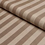 Schumacher 85801 Hanson Indoor/Outdoor Stripe Flax fabric swatch