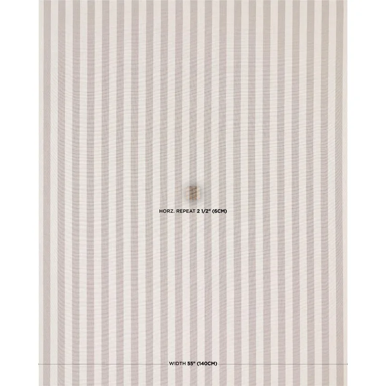 Schumacher 85801 Hanson Indoor/Outdoor Stripe Flax fabric swatch