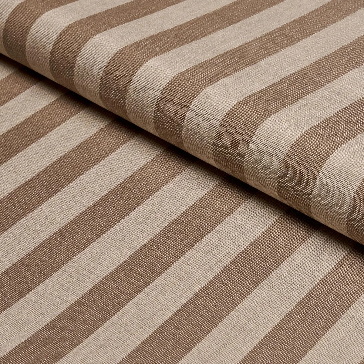 Schumacher 85801 Hanson Indoor/Outdoor Stripe Flax fabric swatch