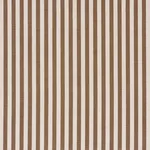 Schumacher 85811 Hanson Indoor/Outdoor Stripe Narrow Brown fabric swatch