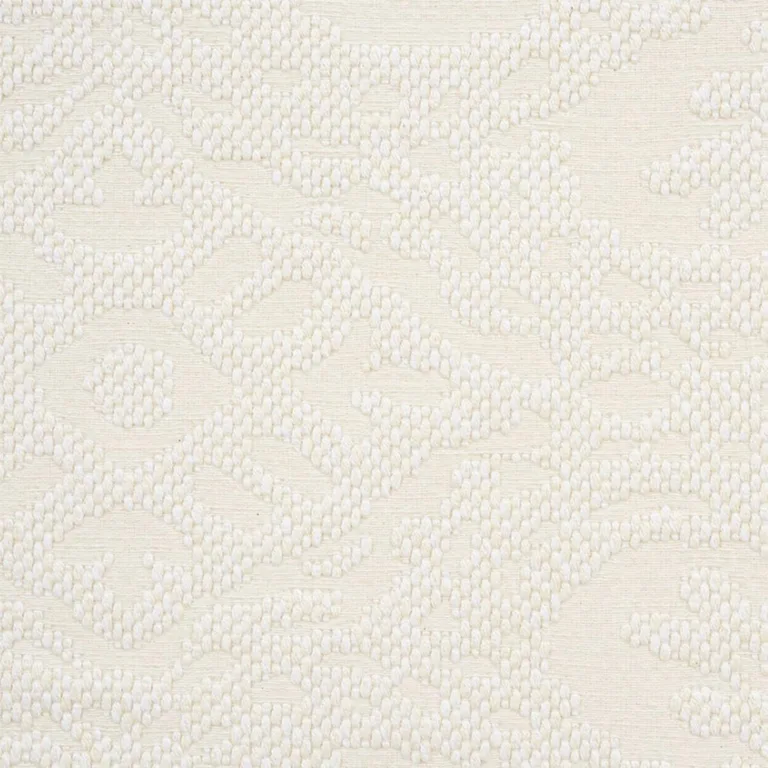 Schumacher 75511 Hardwick Ivory fabric swatch
