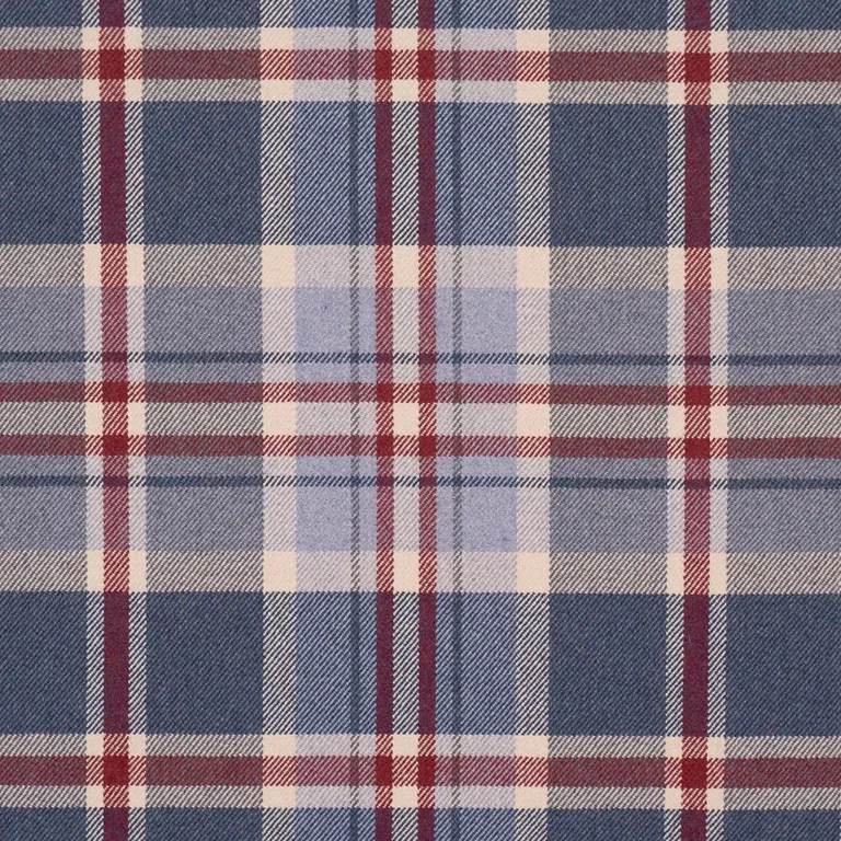 Schumacher 86612 Harris Merino Plaid Americana fabric swatch