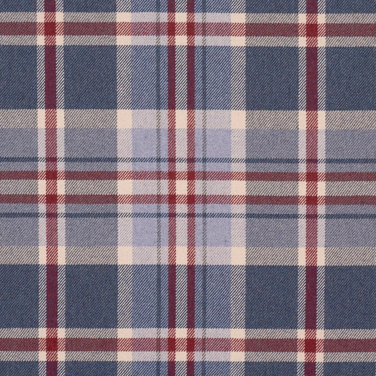 Schumacher 86612 Harris Merino Plaid Americana fabric swatch