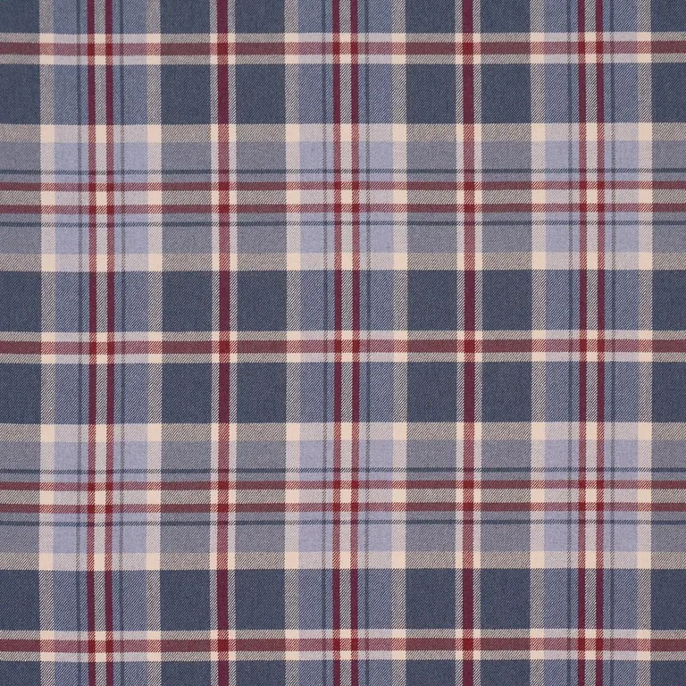 Schumacher 86612 Harris Merino Plaid Americana fabric swatch