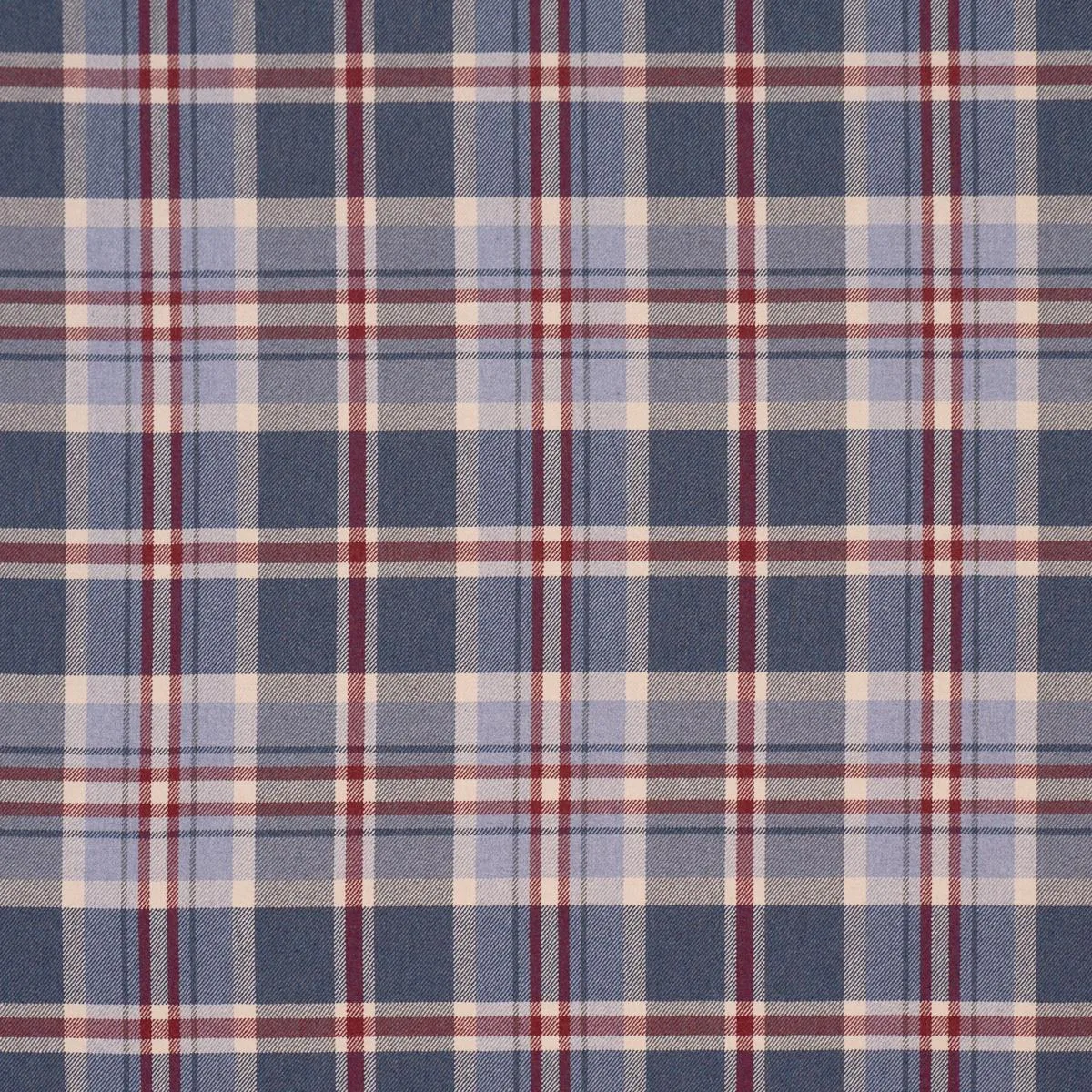 Schumacher 86612 Harris Merino Plaid Americana fabric swatch