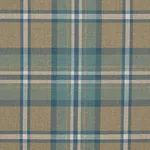 Schumacher 86610 Harris Merino Plaid Leaf fabric swatch