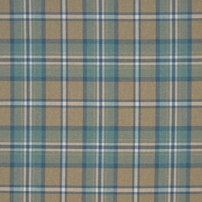 Schumacher 86610 Harris Merino Plaid Leaf fabric swatch