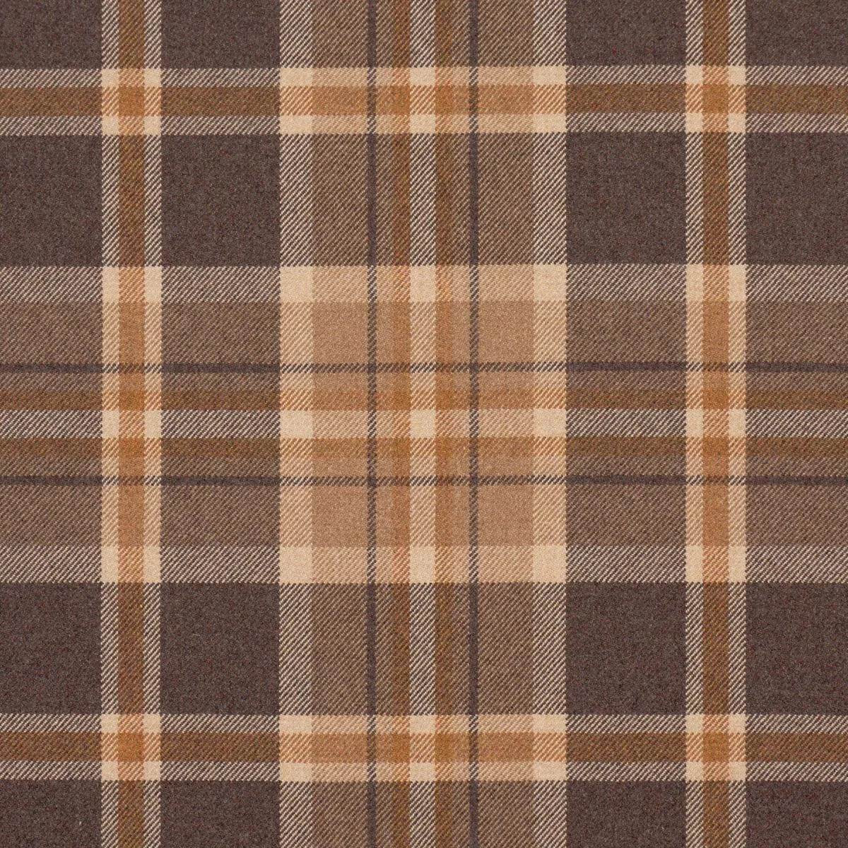 Schumacher 86611 Harris Merino Plaid Spice fabric swatch