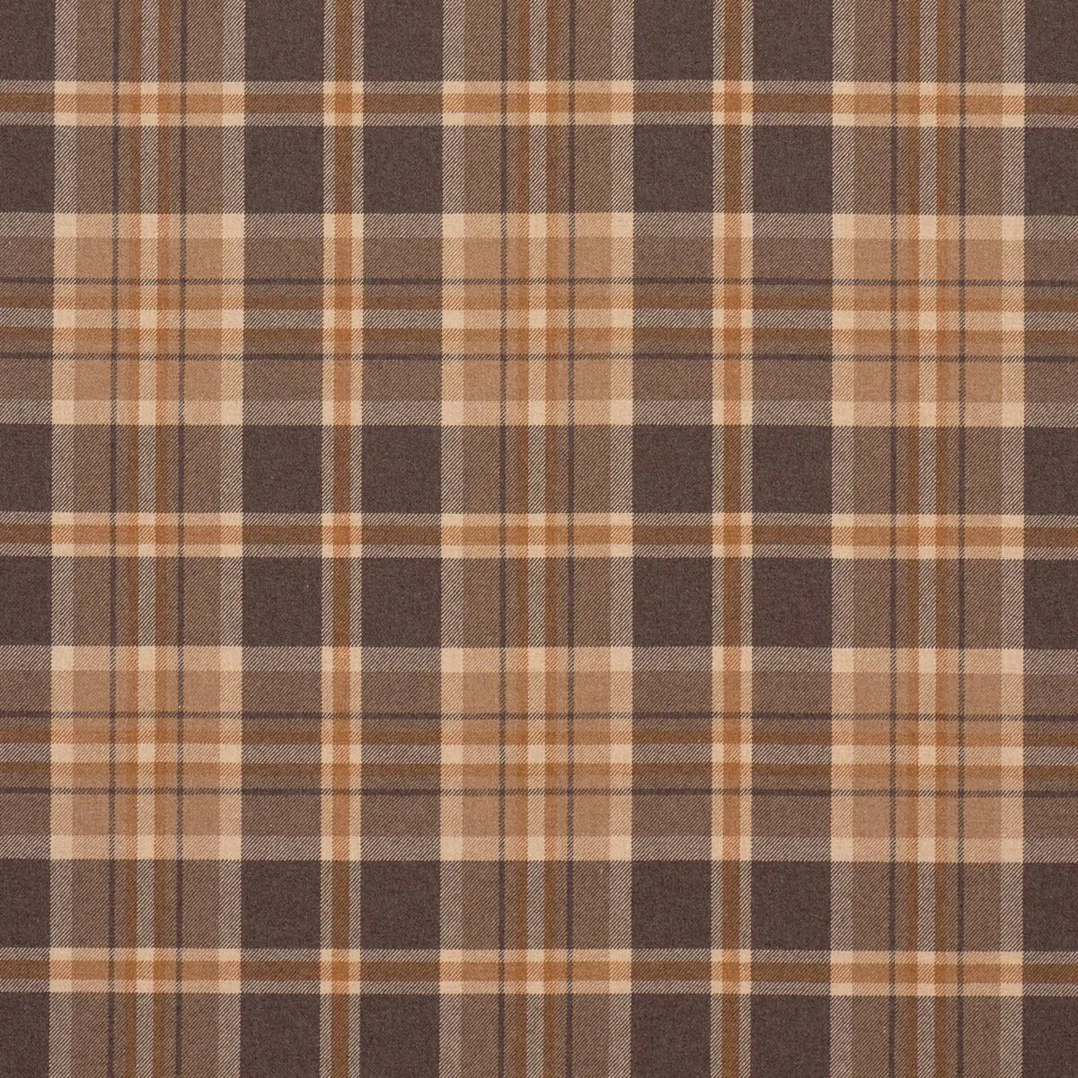 Schumacher 86611 Harris Merino Plaid Spice fabric swatch