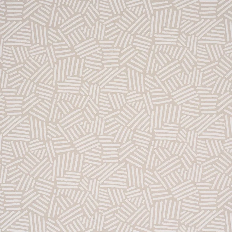 Schumacher 183162 Hatchmark Hand Print Natural fabric swatch
