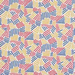 Schumacher 183160 Hatchmark Hand Print Primary fabric swatch