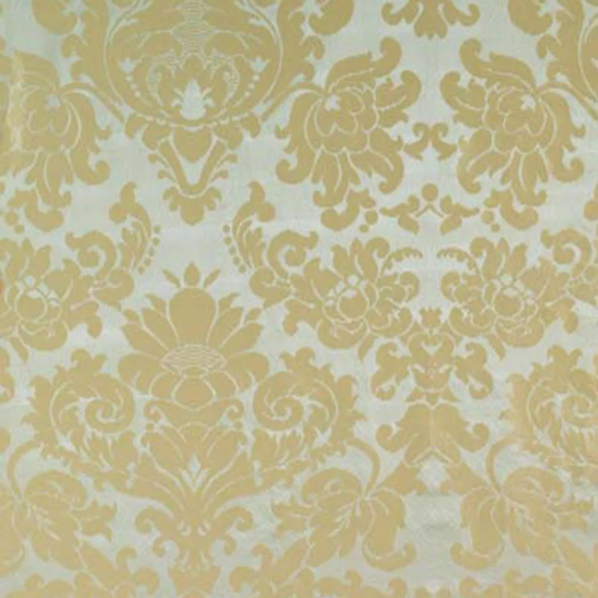 Schumacher 63741 Hatfield Silk Damask Mineral fabric swatch