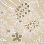 Schumacher 180151 Haven Light Neutral fabric swatch