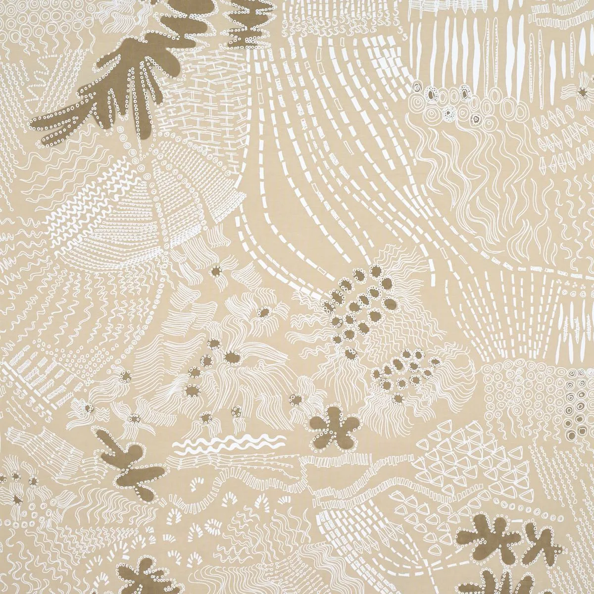 Schumacher 180151 Haven Light Neutral fabric swatch