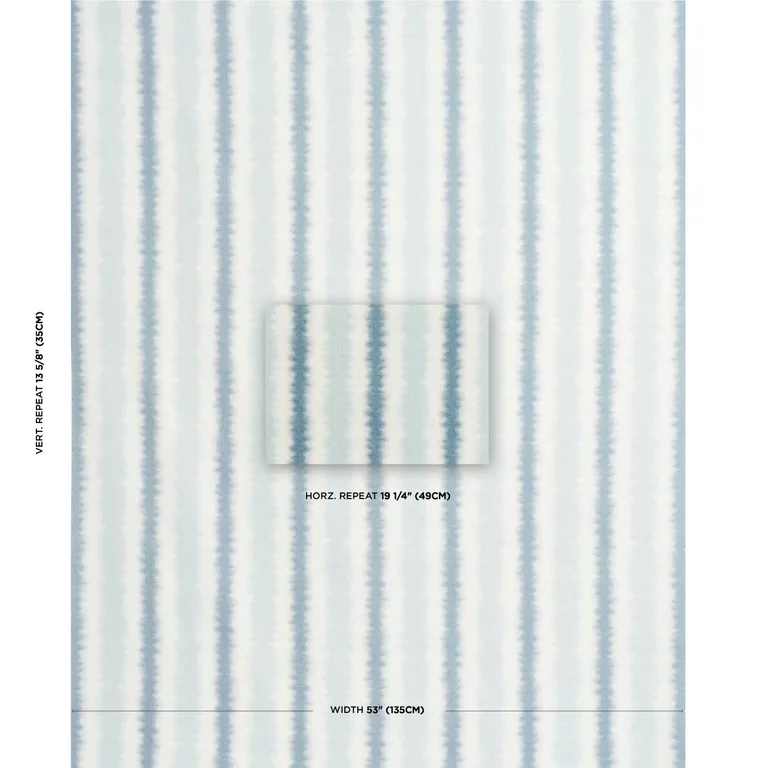 Schumacher 181612 Hayes Lagoon fabric swatch