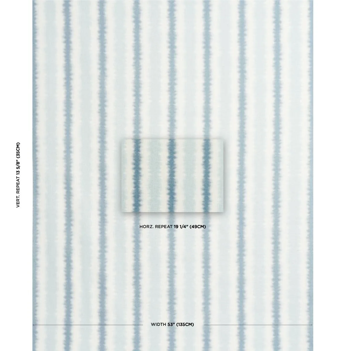Schumacher 181612 Hayes Lagoon fabric swatch