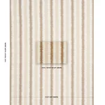 Schumacher 181610 Hayes Umber fabric swatch