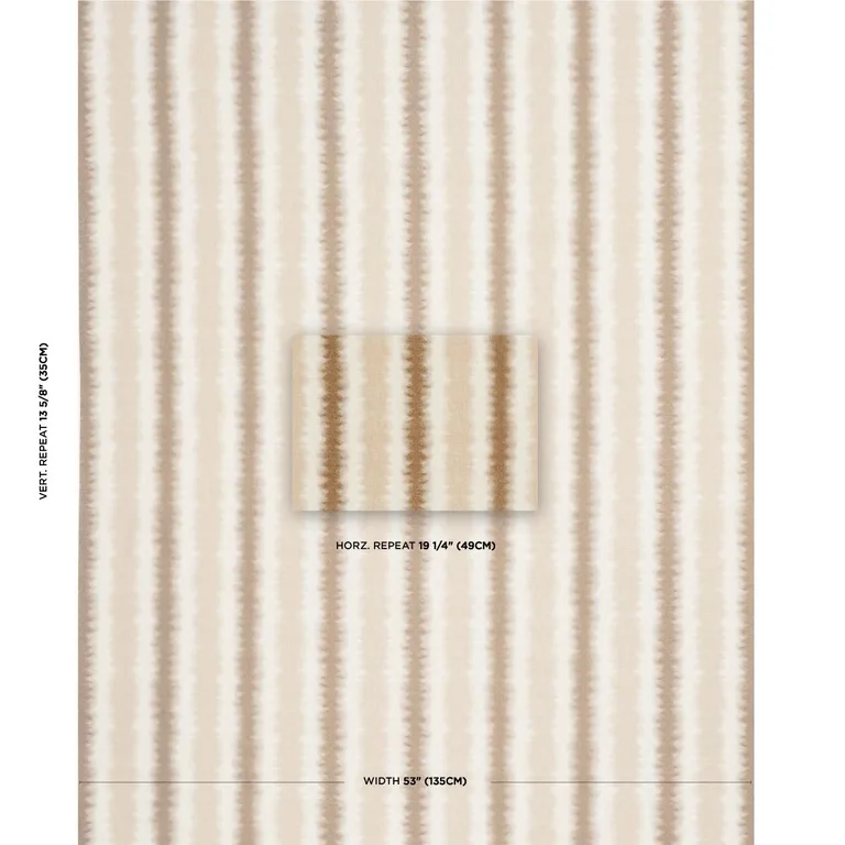 Schumacher 181610 Hayes Umber fabric swatch