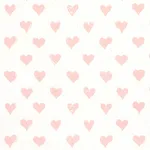Schumacher 179590 Hearts Pink fabric swatch
