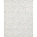 Schumacher 80032 Heceta Embroidery Blue fabric swatch
