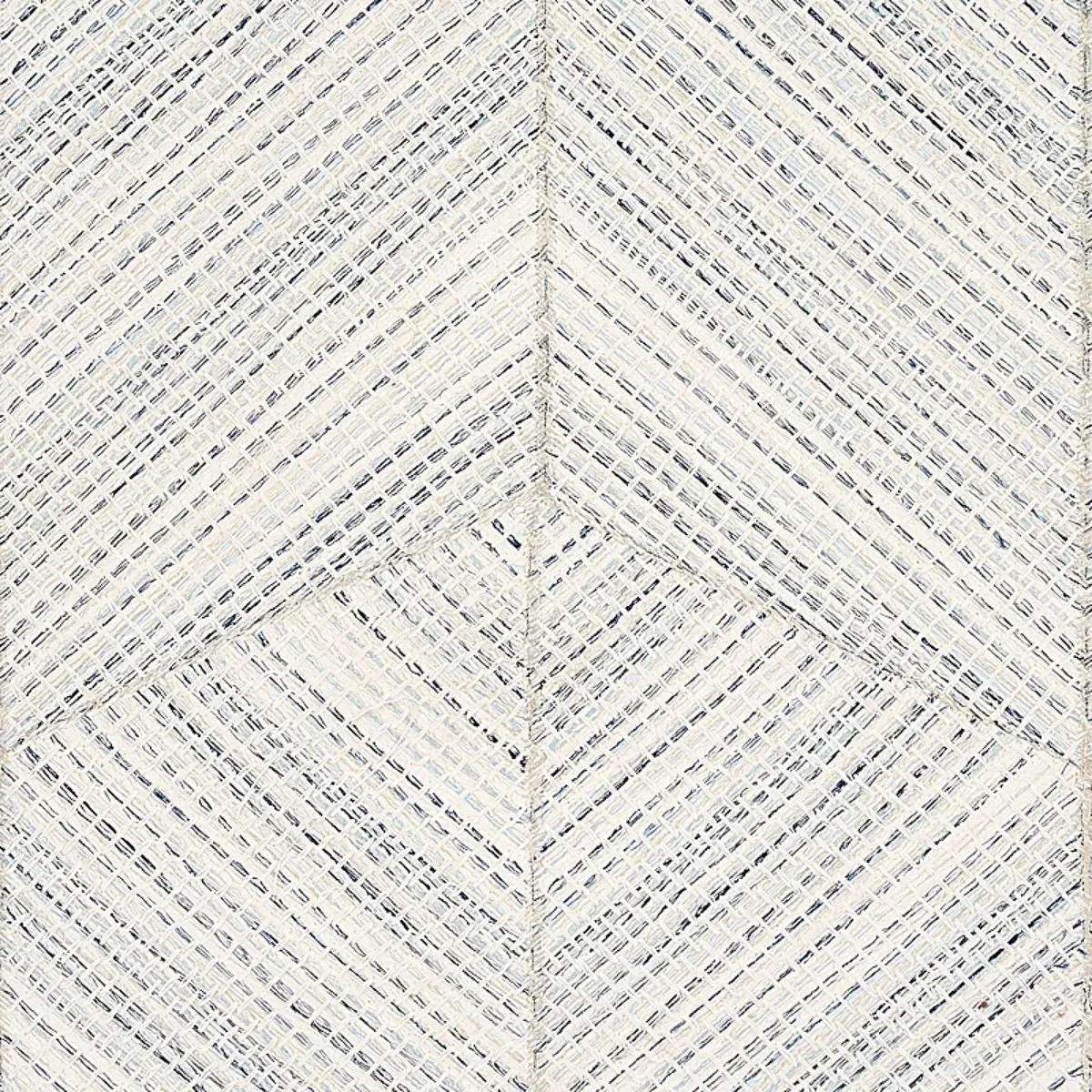 Schumacher 80032 Heceta Embroidery Blue fabric swatch
