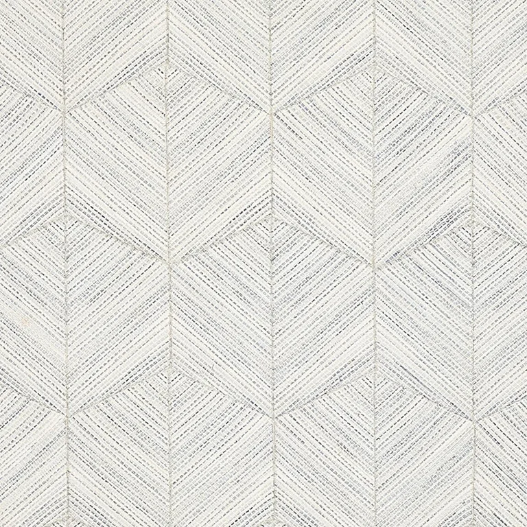 Schumacher 80032 Heceta Embroidery Blue fabric swatch