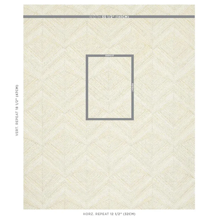 Schumacher 80030 Heceta Embroidery Citron fabric swatch