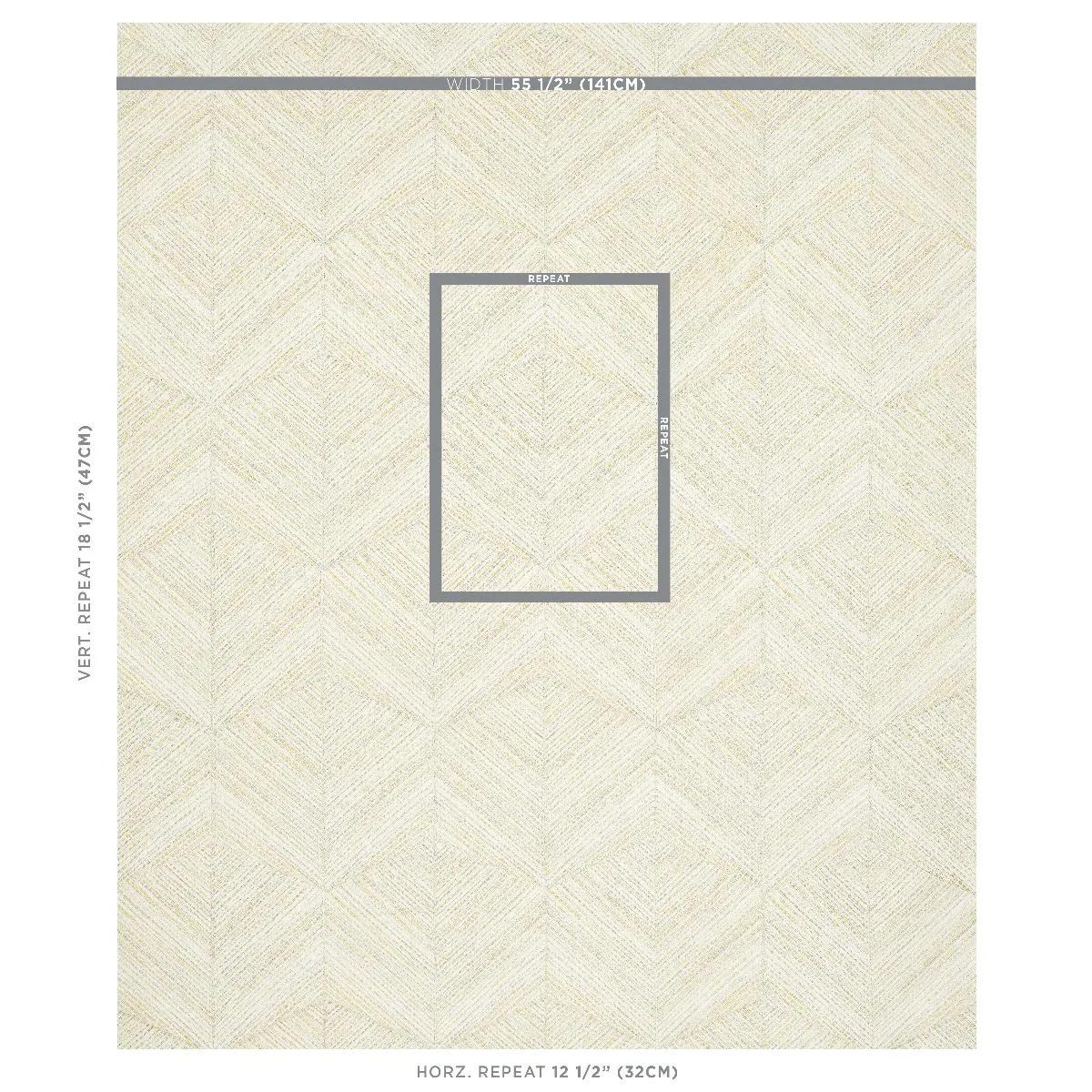 Schumacher 80030 Heceta Embroidery Citron fabric swatch