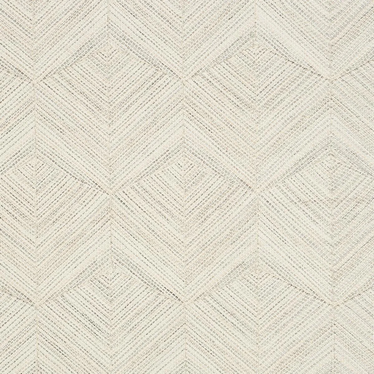 Schumacher 80031 Heceta Embroidery Natural fabric swatch
