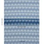 Schumacher 181450 Hedgehog Denim White fabric swatch