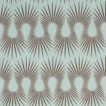 Schumacher 181451 Hedgehog Duck Egg Brown fabric swatch