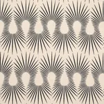 Schumacher 181452 Hedgehog Putty  Black fabric swatch