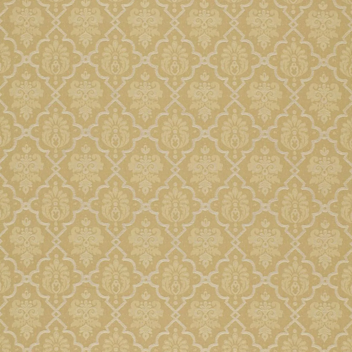 Schumacher 68813 Hedgerow Trellis Indoor/Outdoor Camel fabric swatch