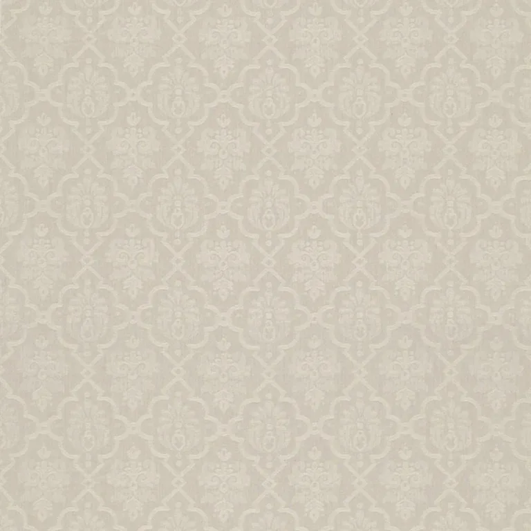 Schumacher 68812 Hedgerow Trellis Indoor/Outdoor Dune fabric swatch