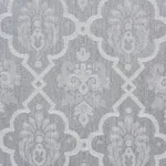 Schumacher 68816 Hedgerow Trellis Indoor/Outdoor Grey fabric swatch