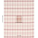 Schumacher 85991 Heidi Plaid Cranberry fabric swatch