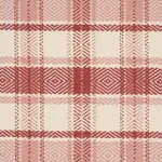 Schumacher 85991 Heidi Plaid Cranberry fabric swatch