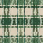 Schumacher 85992 Heidi Plaid Leaf fabric swatch